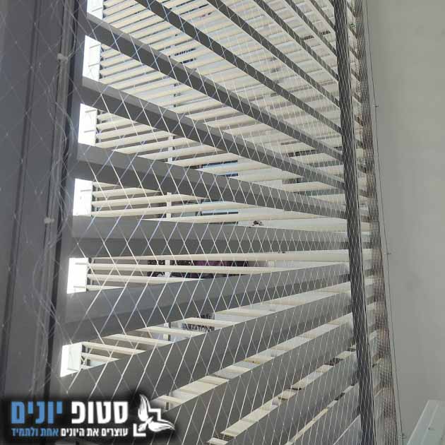 התקנת רשת נגד יונים ברעננה