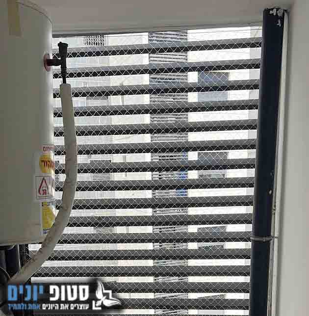 הרחקת יונים באמצעות רשת